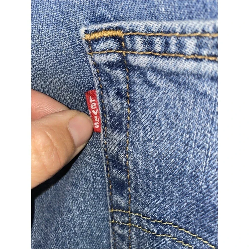 Levis 514 Straight Fit Men Jeans Blue Denim 38x34 Regular 005141537